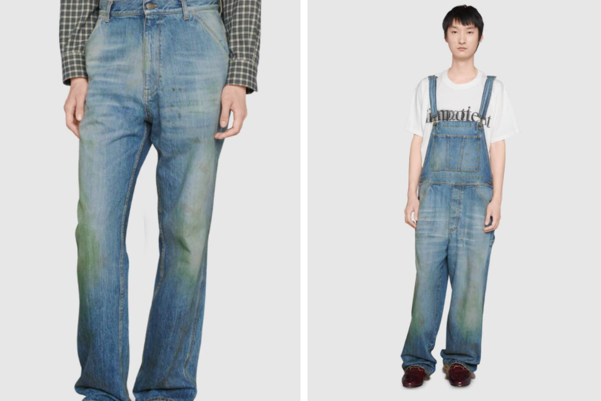 Gucci's Selling Jeans With Fake Grass Stains $800