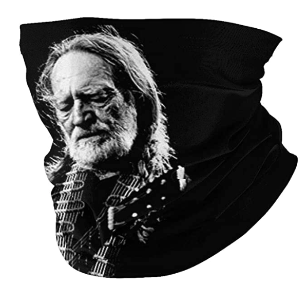 Dustproof Face Scarf Cover Mask Willie Nelson Bandanas UV Protection Neck Gaiter for Outdoors