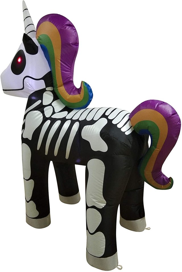 Skeleton Unicorn Halloween
