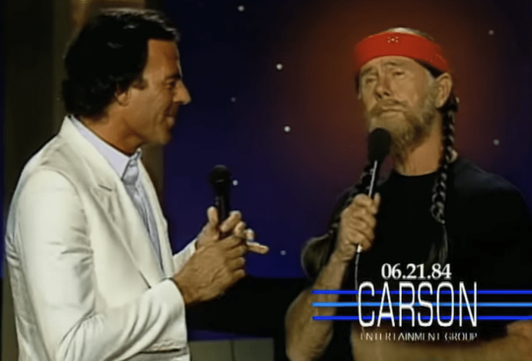 Johnny Carson Willie Nelson