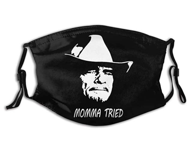 Vigikod Merle Haggard Momma Tried Unisex Dust face Bandana Reusable with Activated Carbon Filter