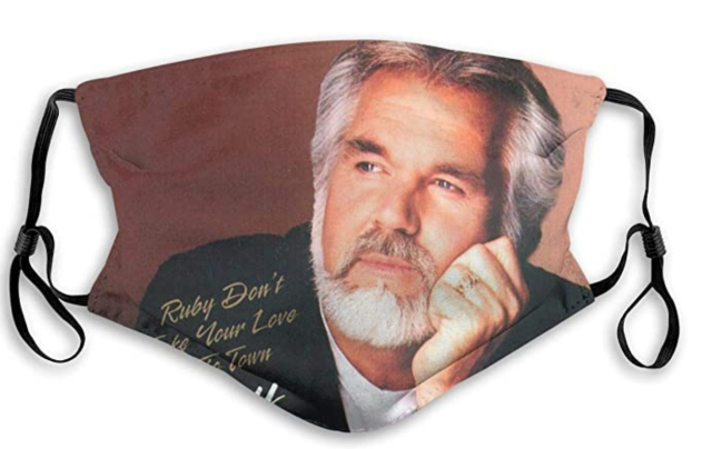 Kenny Rogers Face mask Headscarf Outdoor Seamless Reusable Scarf