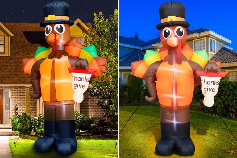 This 10-Foot Inflatable Turkey Is What Every Neighborhood Needs