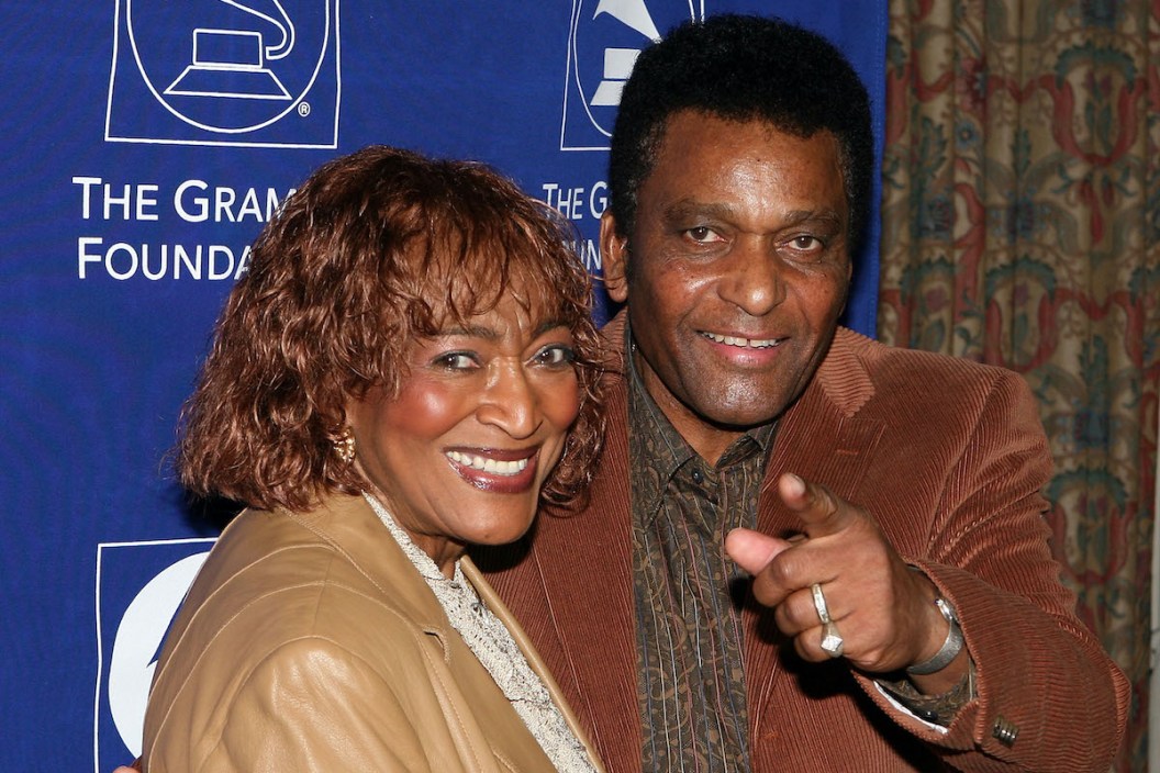 Recording artist and three time Grammy winner Charley Pride and daughter Rozene arrive at "The Soul of Country" the 9th Annual Grammy Foundation Music Preservation Project held at the Wilshire Ebell Theater on February 8, 2007 in Los Angeles.