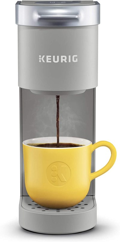 Keurig K-Mini Coffee Maker, Single Serve K-Cup Pod Coffee Brewer, 6 to 12 oz. Brew Sizes, Oasis