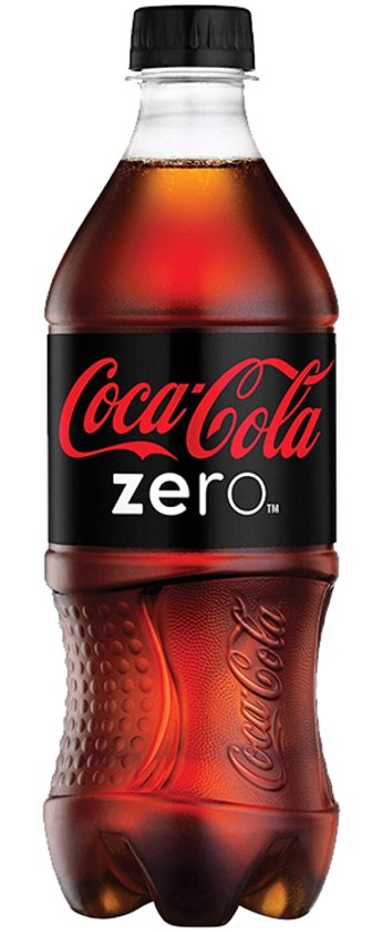 coca cola zero bottle