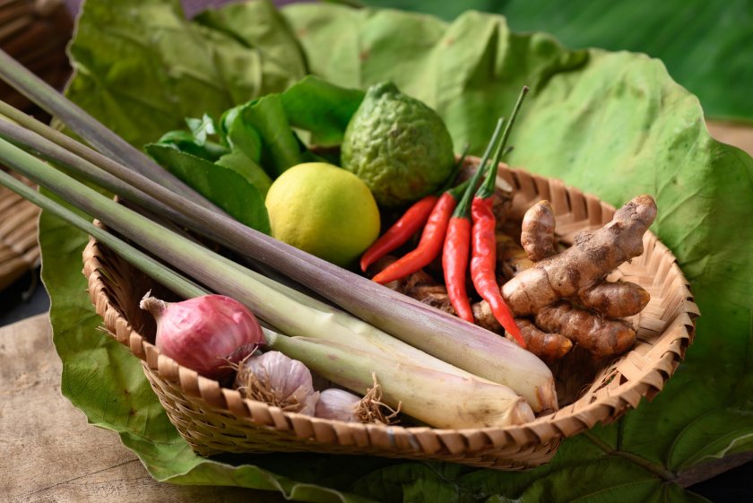 Thai food ingredients, Spices and herbs for cooking