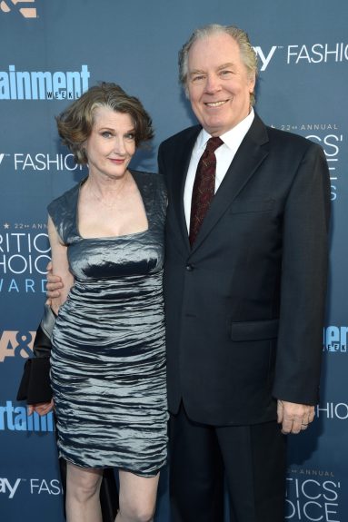 SANTA MONICA, CA - DECEMBER 11: Annette O'Toole (L) and actor Michael McKean attend The 22nd Annual Critics' Choice Awards at Barker Hangar on December 11, 2016 in Santa Monica, California. (Photo by Michael Kovac/Getty Images for Moet & Chandon)