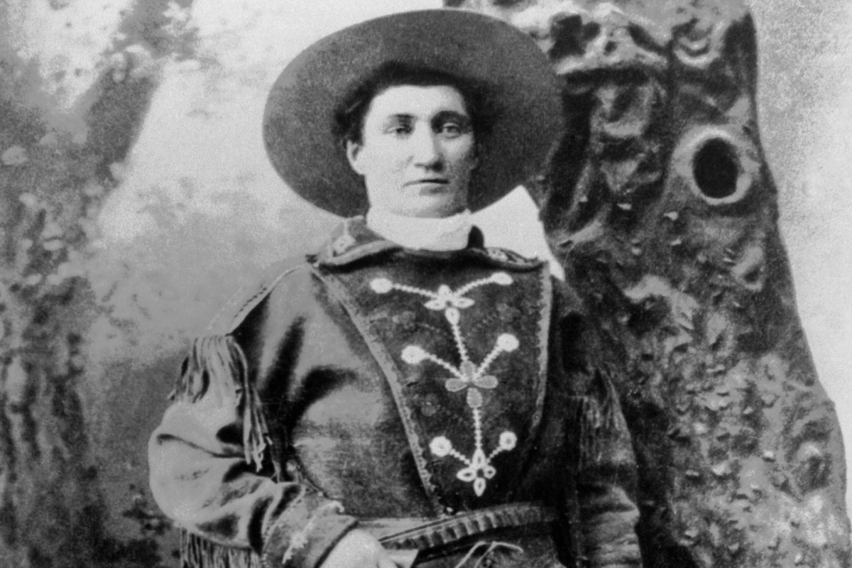 Portrait of Martha Jane Burke, aka Calamity Jane, circa 1875. (Photo by Underwood Archives/Getty Images)