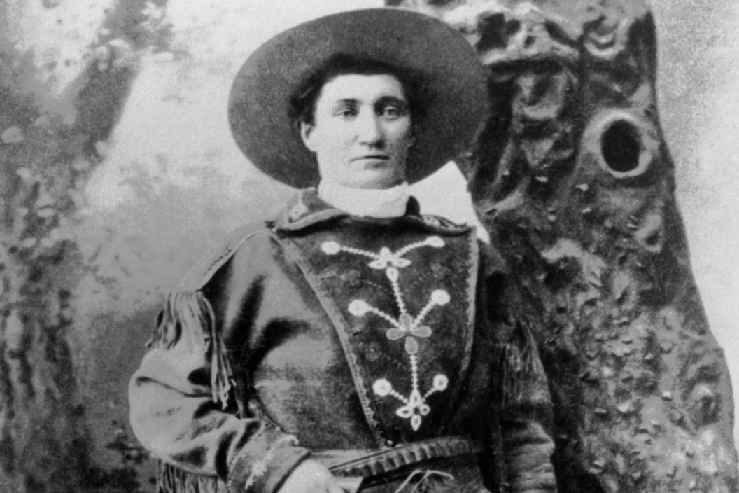 Portrait of Martha Jane Burke, aka Calamity Jane, circa 1875. (Photo by Underwood Archives/Getty Images)