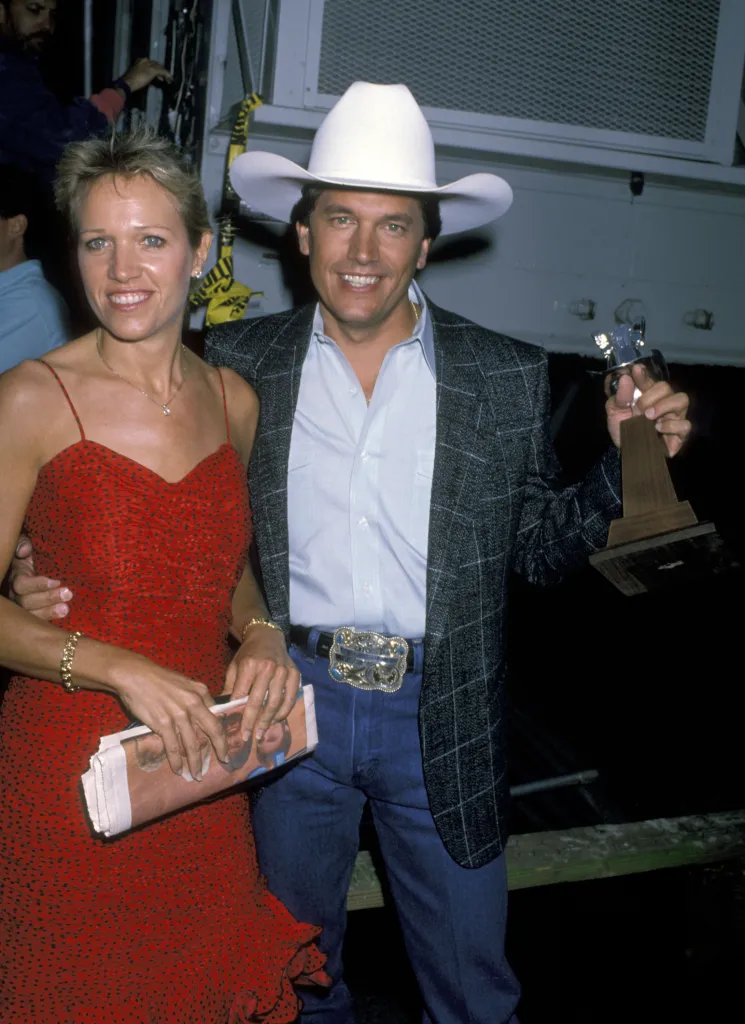 George Strait and Norma Strait during 24th Annual Academy of Country Music Awards at Disney Studio in Los Angeles, California, United States. 