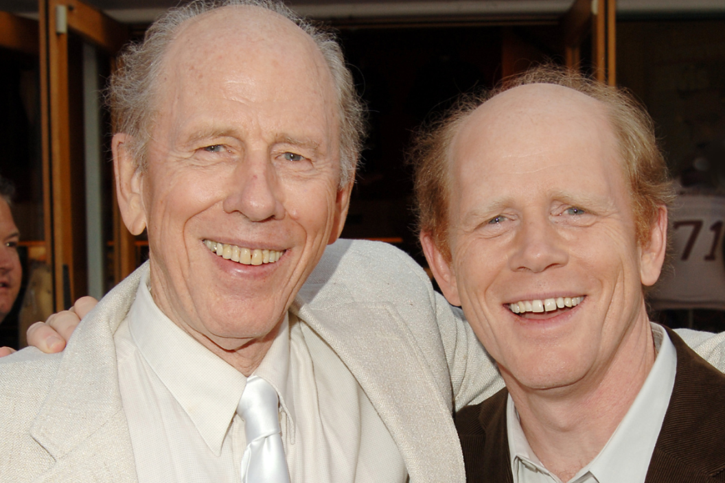 Rance Howard and son Ron Howard during "Cinderella Man" Los Angeles Premiere at Gibsob Amphitheater in Universal City, California, United States.