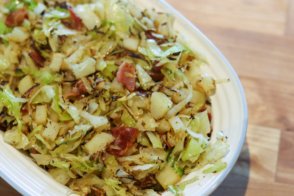 cabbage and potatoes