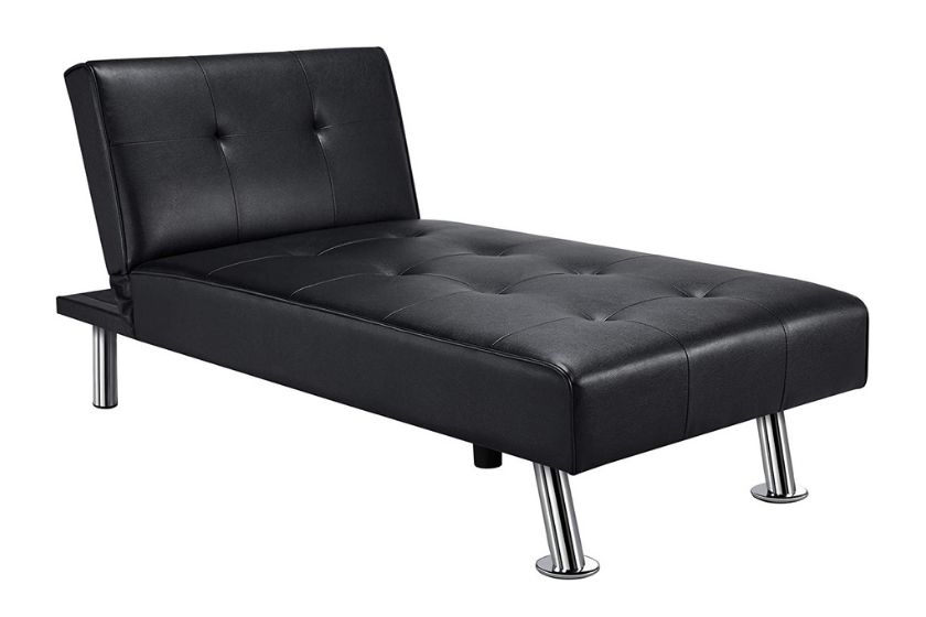 daybed sofa (leather lounge chair that can sleep one person)