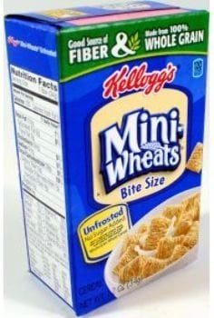 Kellogg's Mini Wheats Cereal