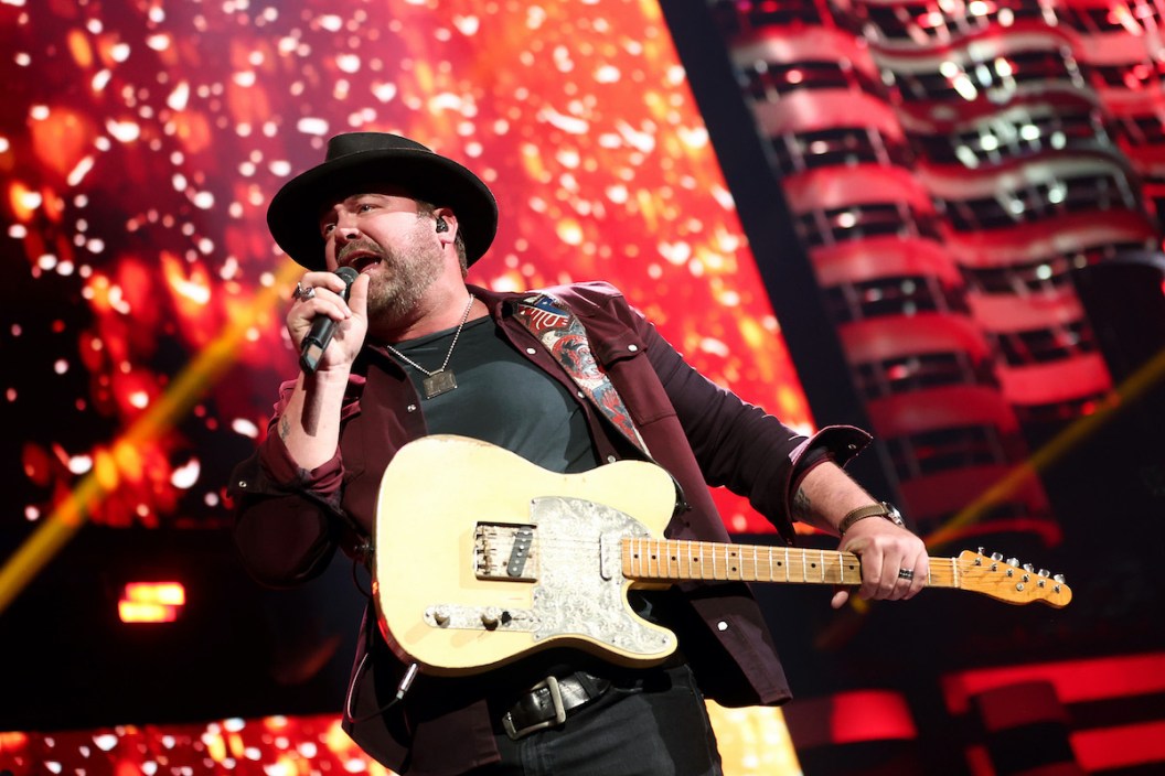 AUSTIN, TEXAS - OCTOBER 30: Lee Brice performs onstage during the 2021 iHeartCountry Festival Presented By Capital One at The Frank Erwin Center on October 30, 2021 in Austin, Texas.