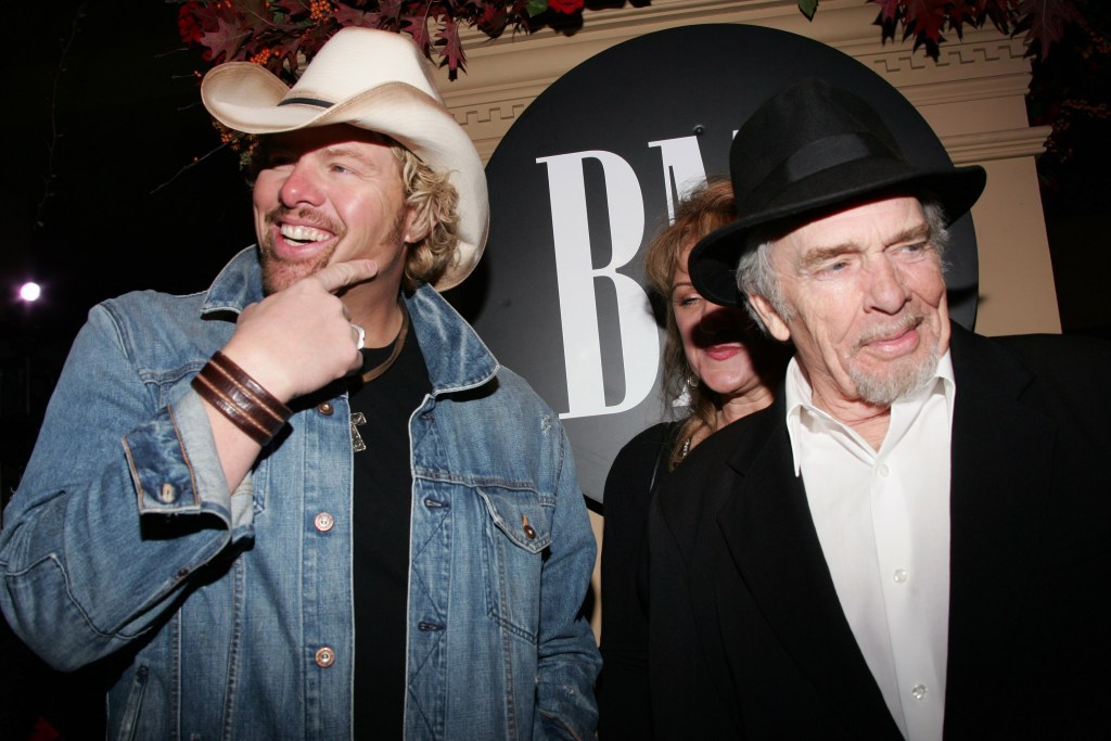 Toby Keith and Merle Haggard (