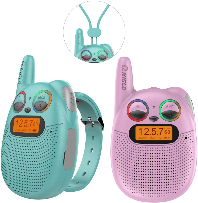 QNIGLO Rechargeable walkie talkies for kids