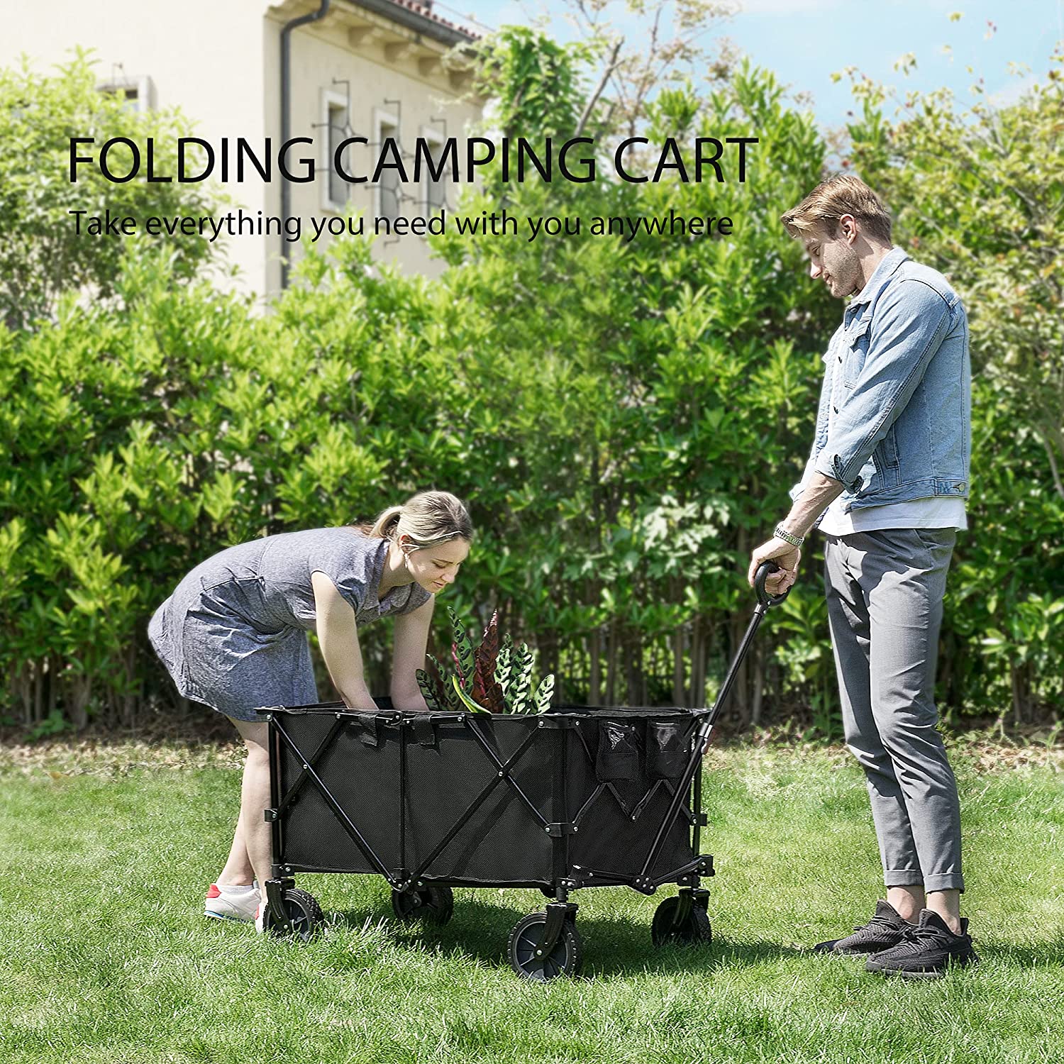 collapsible beach wagon