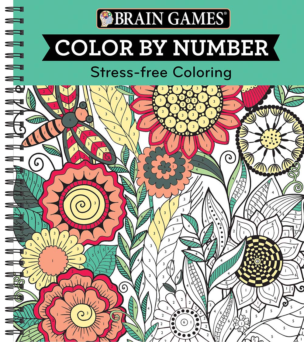color by number coloring book