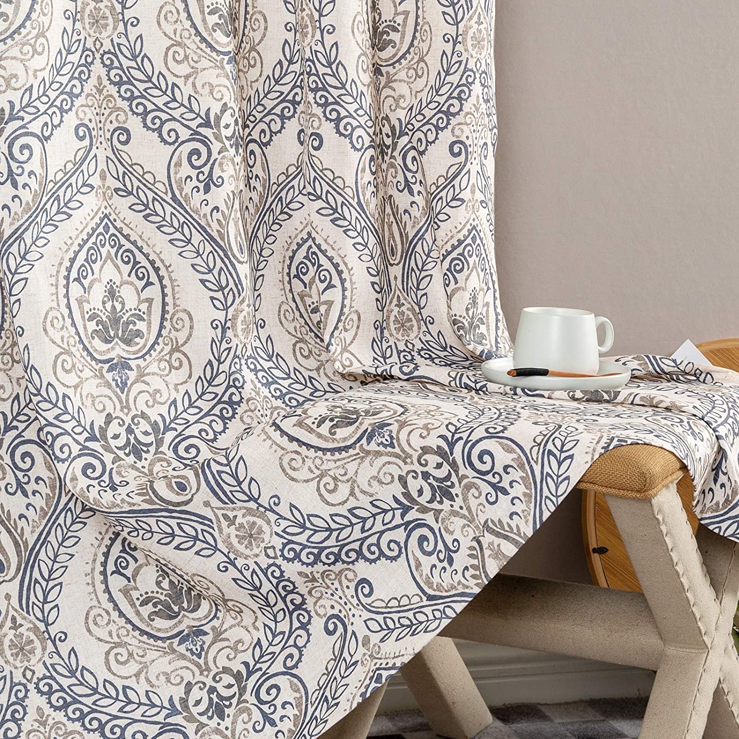 floral curtains