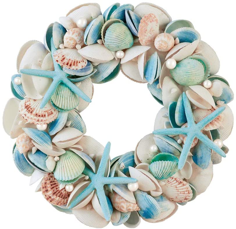 Seashell summer wreath