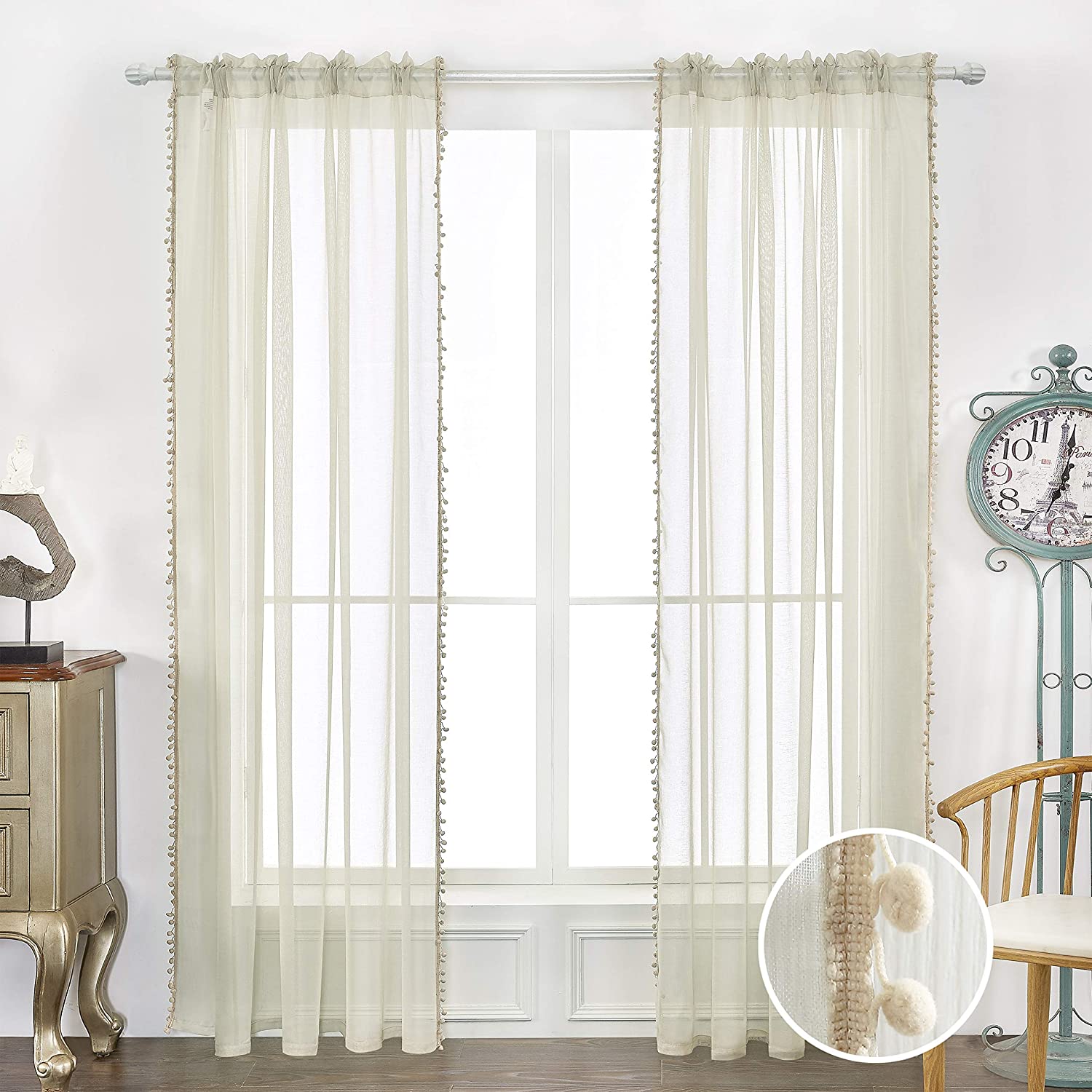 sheer curtains