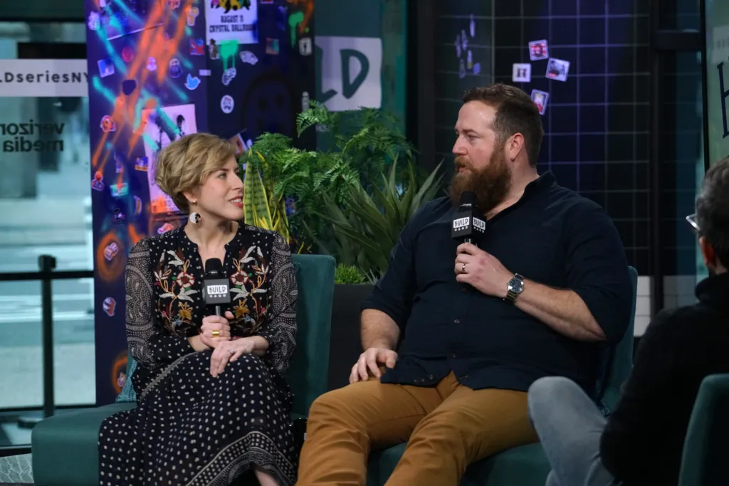 Erin Napier and Ben Napier attend Build Series to discuss the new season of "Home Town" at Build Studio on January 08, 2020 in New York City. 