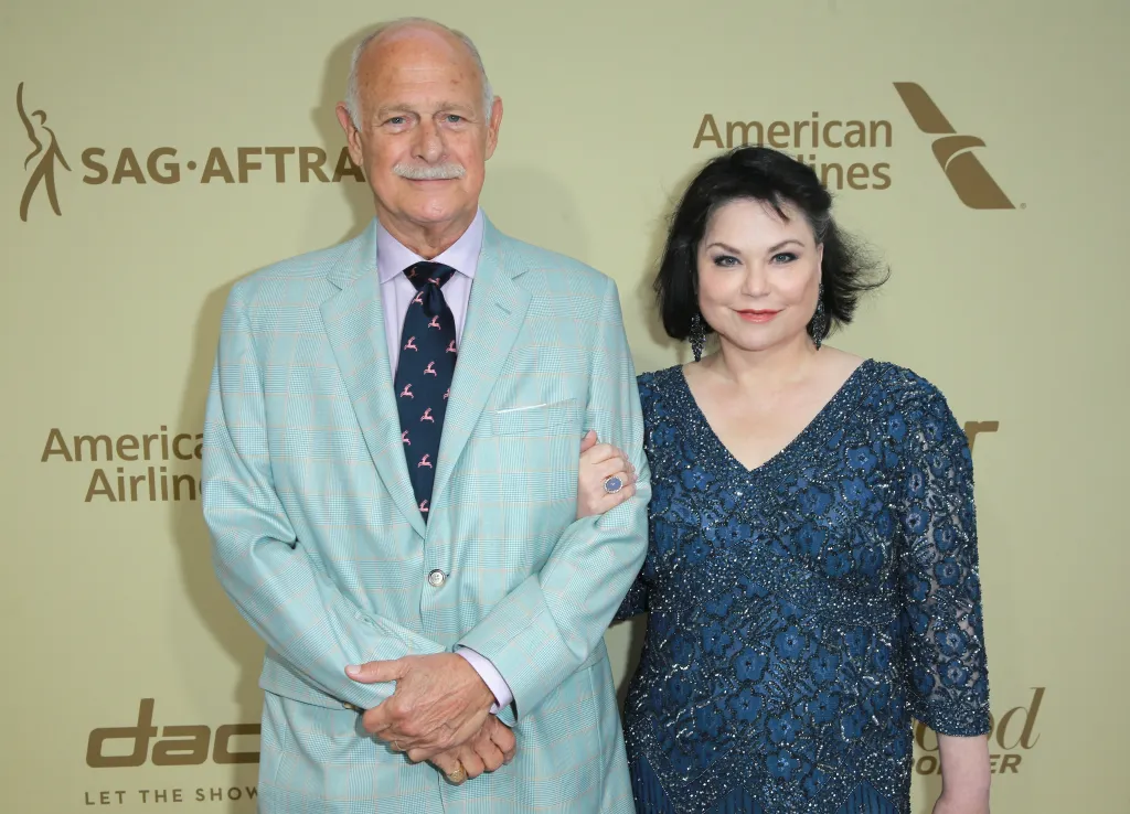 Gerald McRaney (L) and Delta Burke attend The Hollywood Reporter and SAG-AFTRA Inaugural Emmy Nominees Night presented by American Airlines, Breguet, and Dacor at the Waldorf Astoria Beverly Hills on September 14, 2017 in Beverly Hills, California.