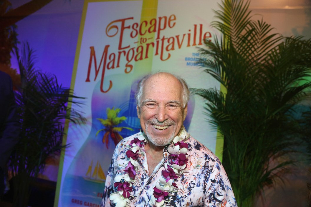 NEW YORK, NY - MARCH 15: Jimmy Buffett arrives at the Opening Night of The Jimmy Buffett Musical "Escape To Margaritaville" on Broadway at The Marquis Theatre on March 15, 2018 in New York City.