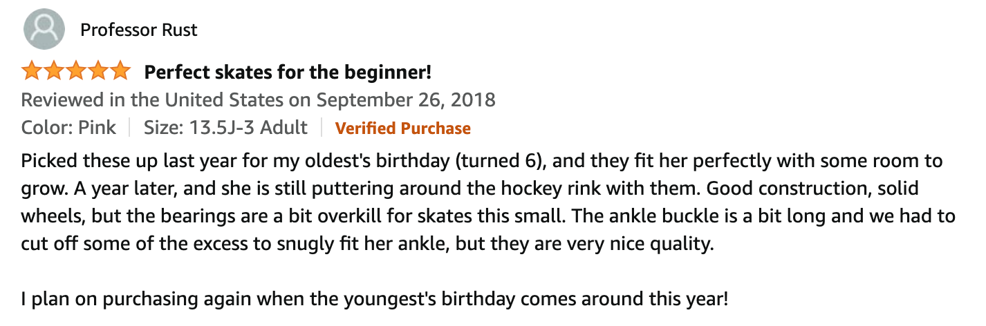 roller blades for kids review