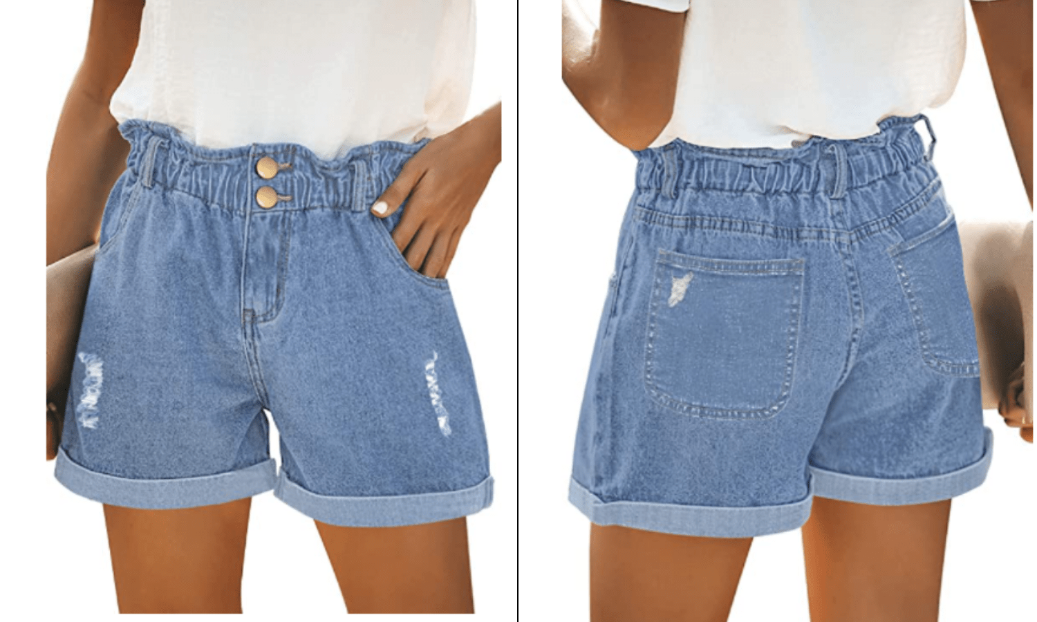 denim summer shorts