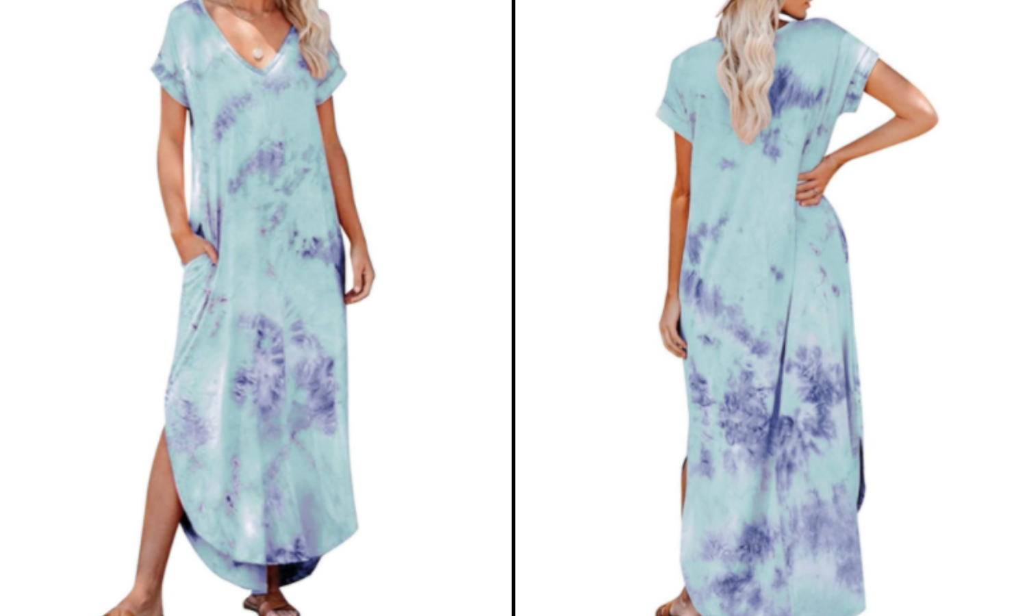 tie dye summer dress