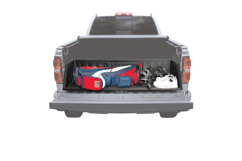 cool truck accessories (Cargo Box organizer for groceries or travel gear)