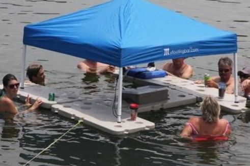 floating picnic table