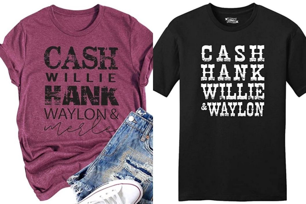 Cash Hank Willie and Waylon Shirt FI