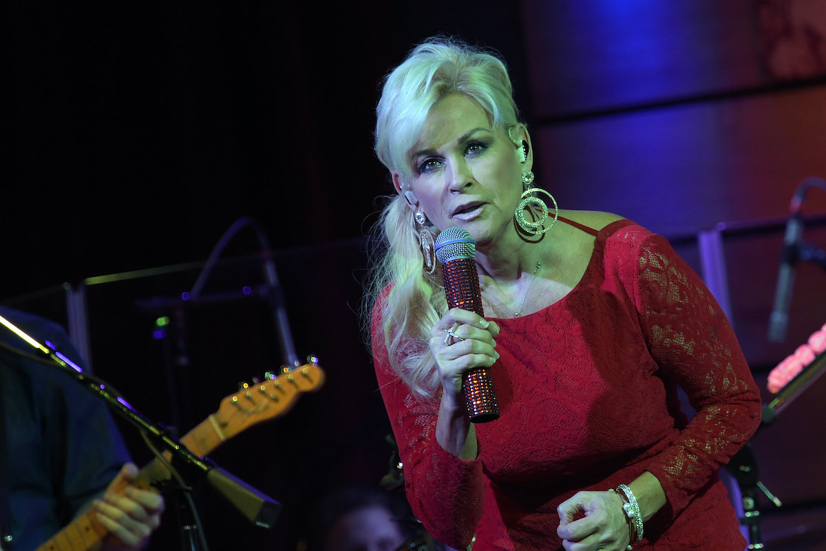 NASHVILLE, TN - JANUARY 14: Singer/Songwriter Lorrie Morgan performs at City Winery on January 14, 2015 in Nashville, Tennessee. (