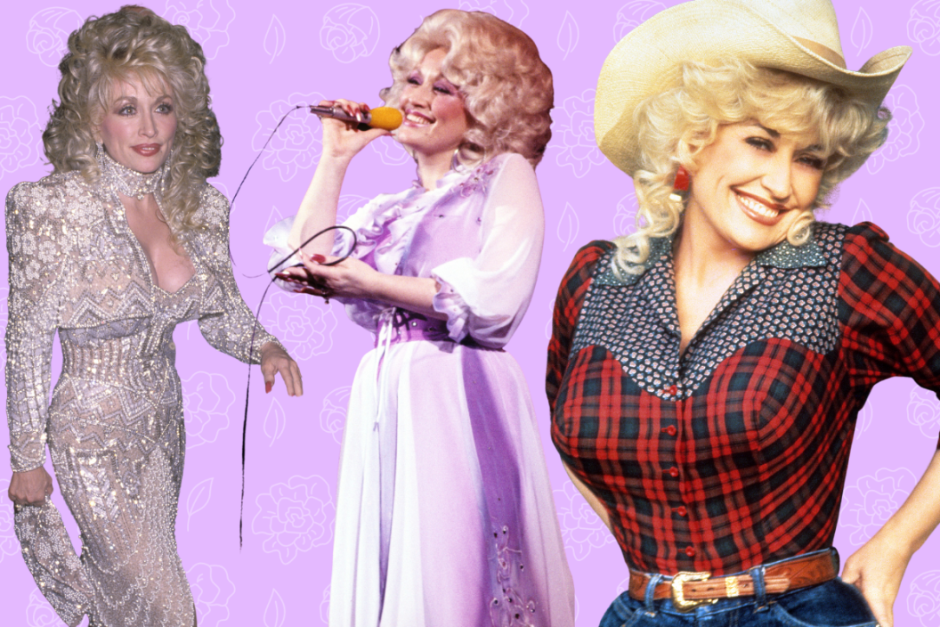 Photo collage of Dolly Parton