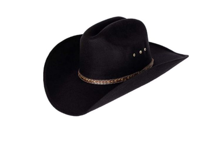 cowgirl hat (black)