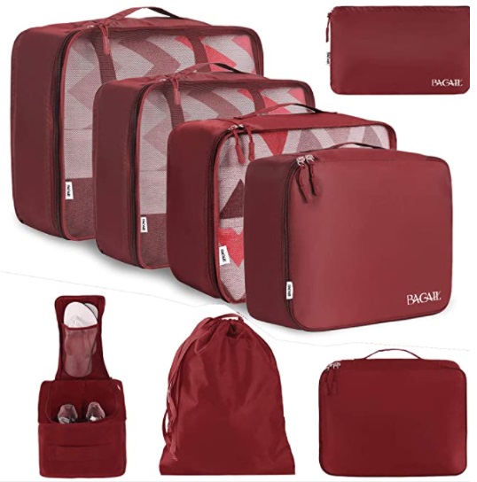 8 Set Packing Cubes