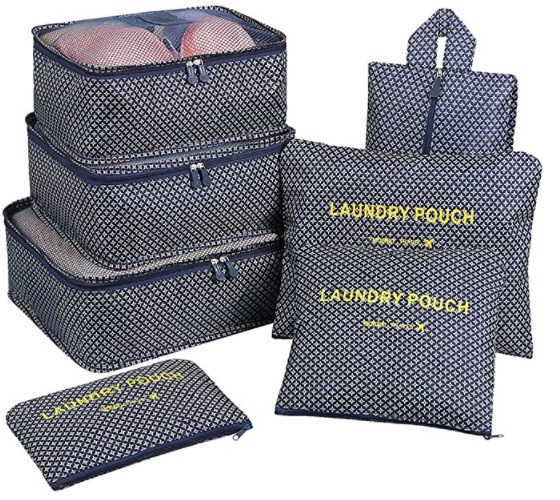 7 Piece Set Packing Cubes