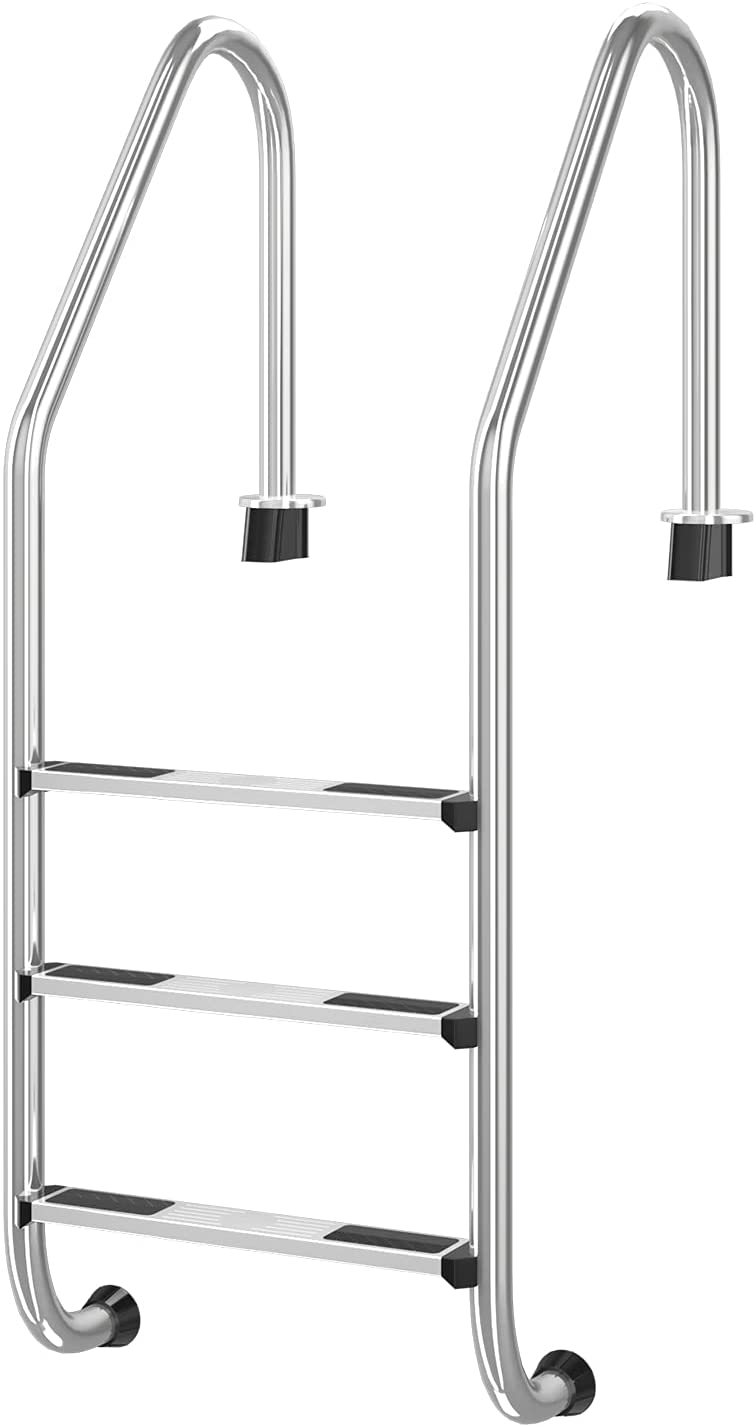 Goplus Swimming Pool Ladder for In Ground Pools 