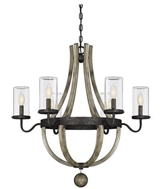 Savoy House 1-2100-6-70 Eden 6 Light Outdoor Chandelier in Weathervane Finish