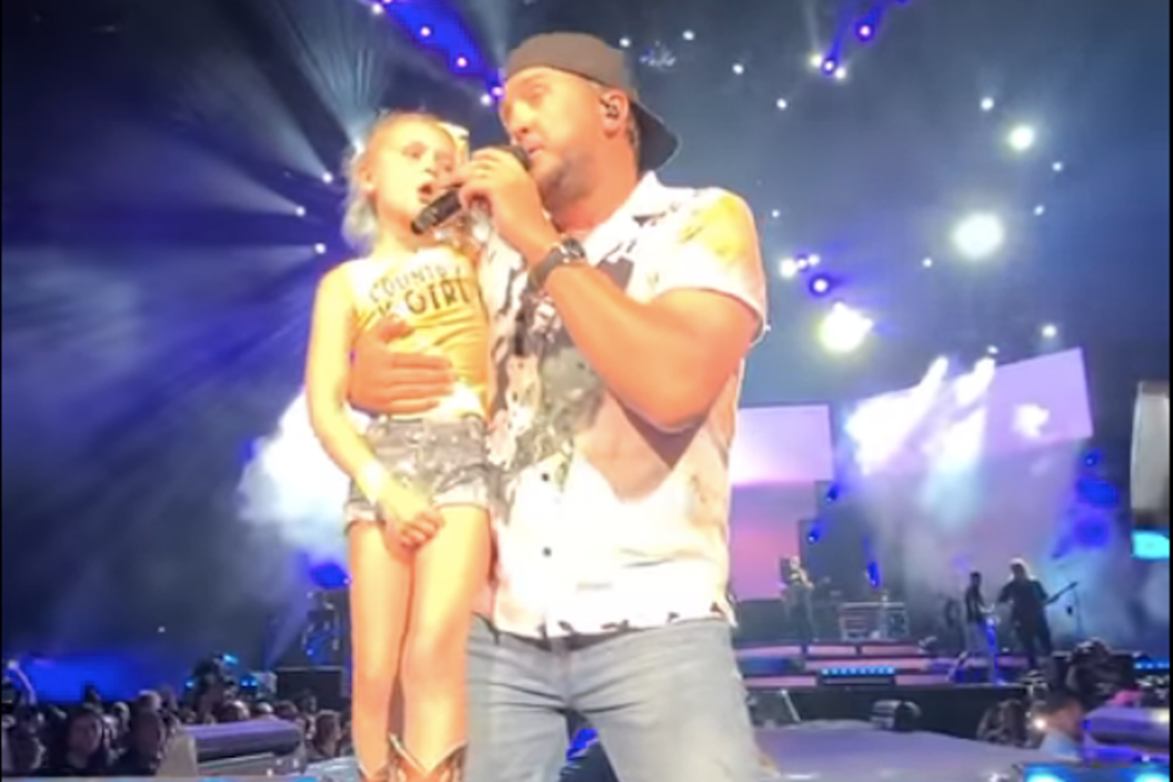 Luke Bryan 7 year old fan