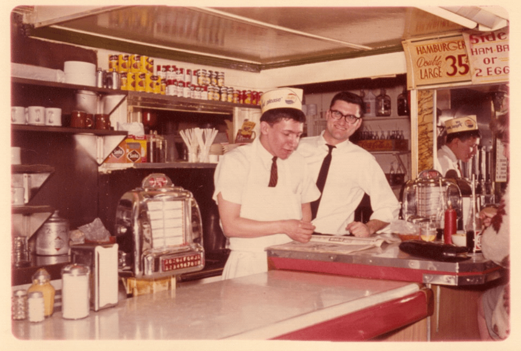 old-fashioned picture of Sam's no. 3