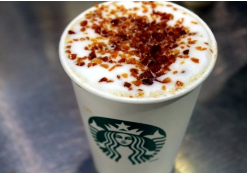 Starbucks butterbeer latte