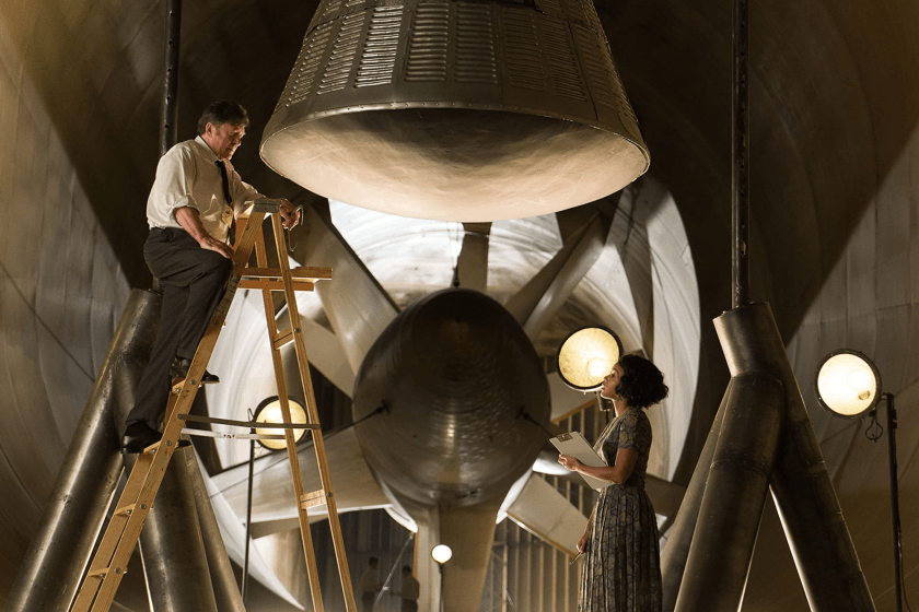 Olek Krupa and Janelle Monáe in Hidden Figures (2016)