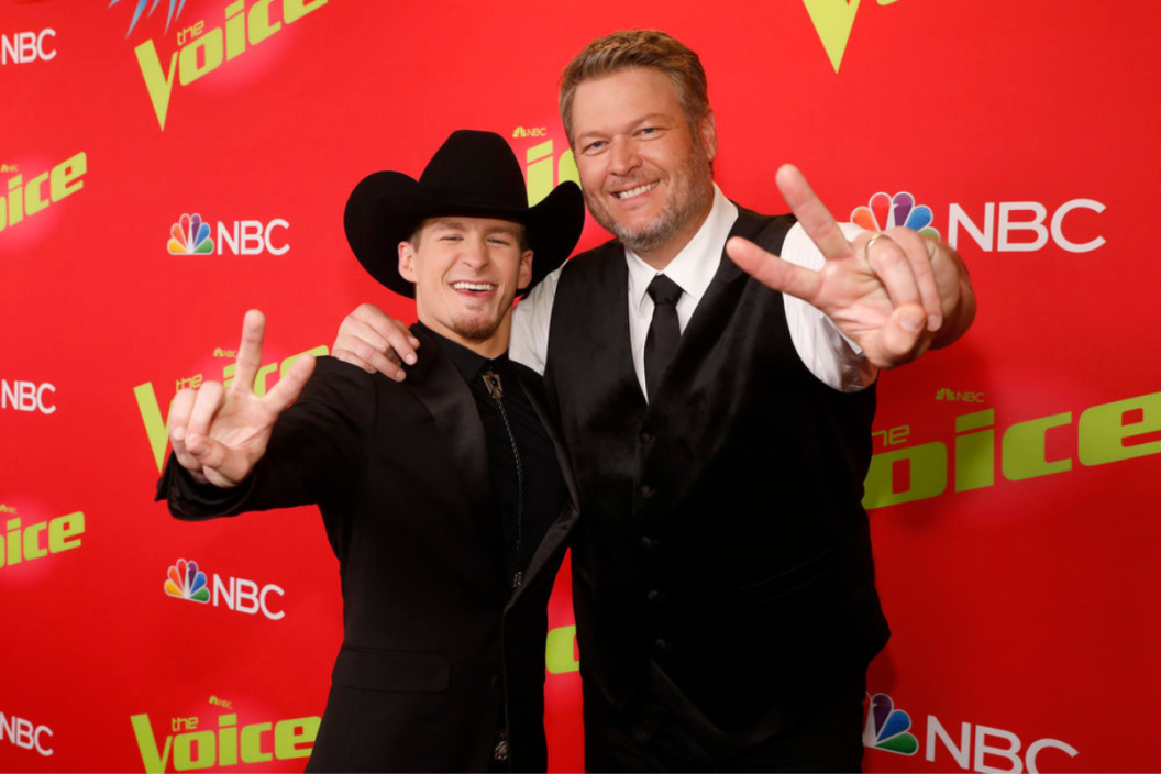 THE VOICE -- “Live Finale Part 2” Episode 2220B -- Pictured: Blake Shelton and Bryce Leatherwood