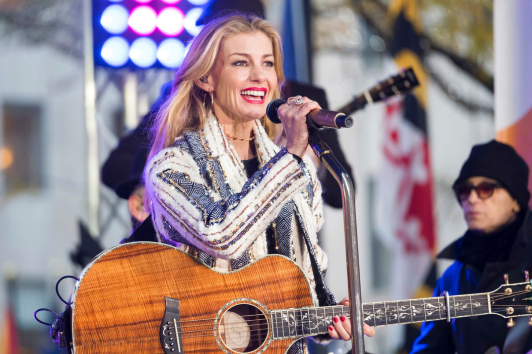 Faith Hill performs on NBC's "Today" show at Rockefeller Plaza on Friday, Nov. 17, 2017, in New York.