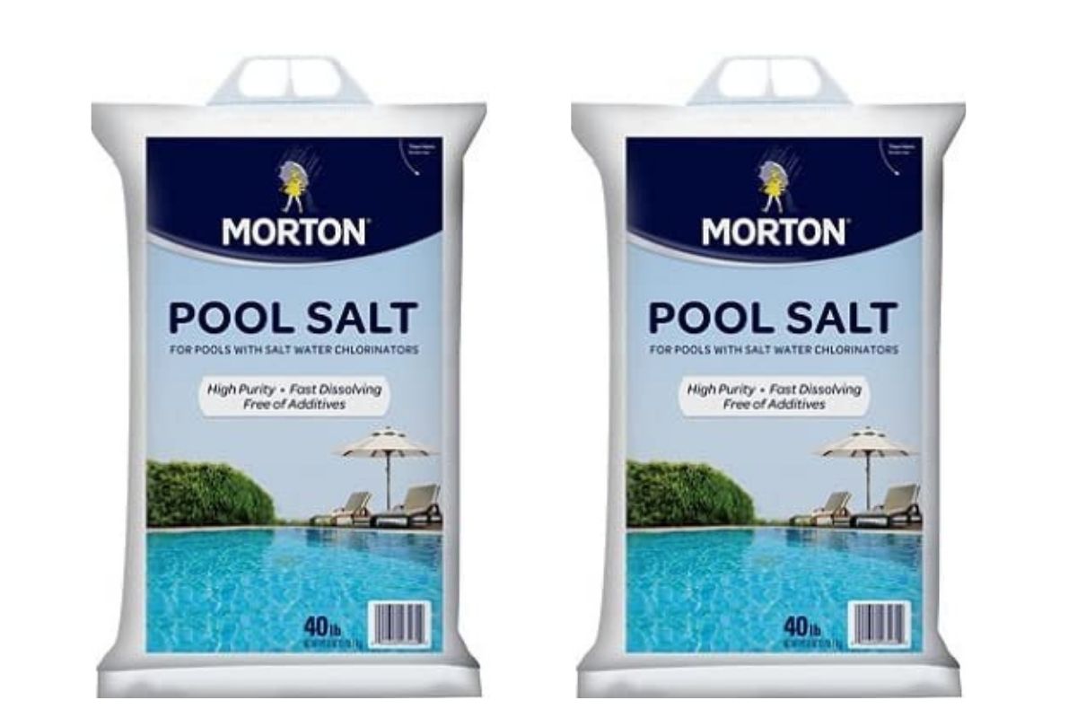 EasyGoProducts Spas - 40 Pounds Morton Pool Salt Bag - High Purity & Fast Dissolving Salt Chlorine Generator, White